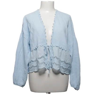Cardigan (Bleu) de Estee Brown Coton