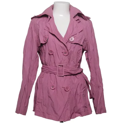 Trench-coat (Violet) de Devernois Coton, Fibre métallique, Polyamide