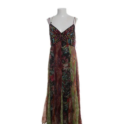 Långklänning (Svart, Flerfärgad) från Anthropologie Modal, Polyester, Viskos