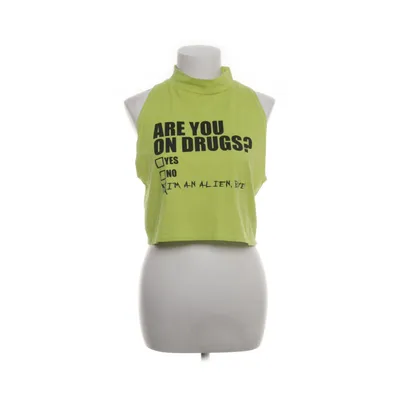 Crop top (Green) from Current Mood Cotton, Elastane