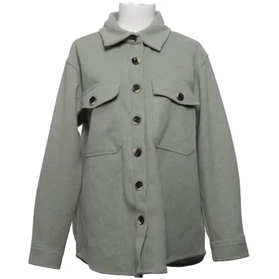 Overshirt (Green) from Tuxer Acrylic, Polyester, Viscose