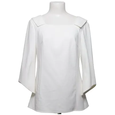 Bluse (Hvid) fra Paola! Acetat, Bomuld, Elastan, Polyester