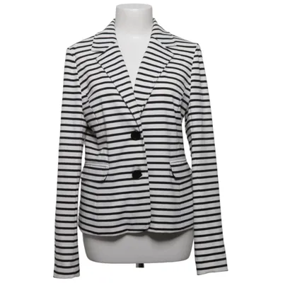 Blazer (Noir, Blanc) de Mudo Collection Élasthane, Polyester, Viscose