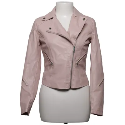 Bikerjack (Roze) van AFTF Basic Polyester, Polyurethaan