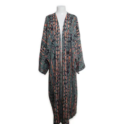 Dressing gown (Green, Multicolored) Polyester