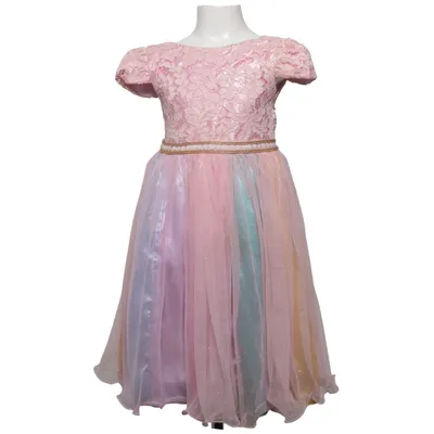 Fancy dress (Pink, Multicolored)