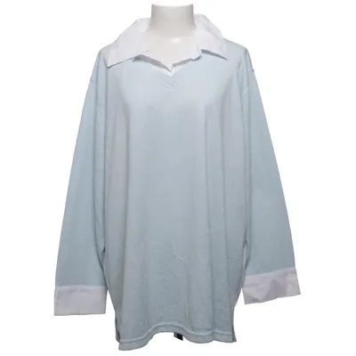 Bluse (Blå, Hvid) fra Maria Bellesi Polyester, Viscose