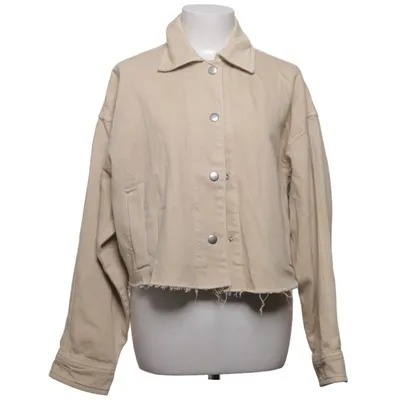 Jeansjacka (Beige) från Pull & Bear Bomull