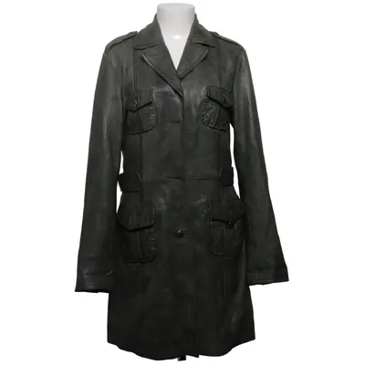 Läderkappa (Grön) Skinn, Polyester