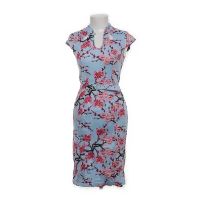 Dress (Blue, Pink, Multicolored) from Banned Retro Cotton, Elastane