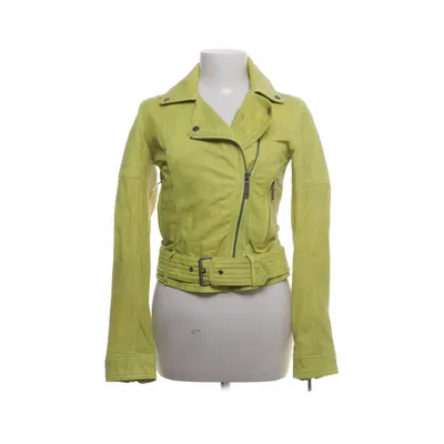 Leather jacket (Green) from Pepe Jeans Cotton, Leather