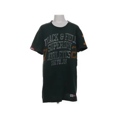 T-shirt (Groen) van Superdry Track & Field Katoen
