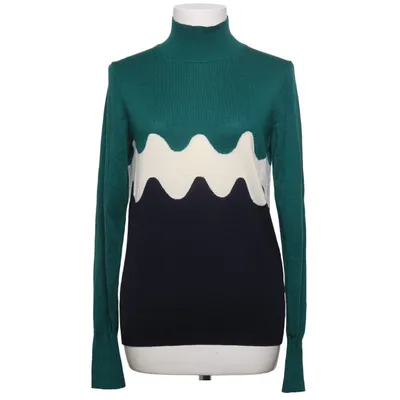 Turtleneck (Grøn, Blå, Hvid) fra Marimekko x Uniqlo Akryl, Uld