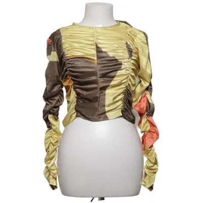 Crop top (Callasta Long Sleeve) fra Hosbjerg Elastan, Polyester