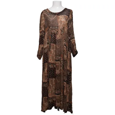Robe longue (Marron, Noir, Beige) de Anna Modeller Viscose