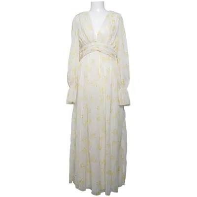 Robe longue (Beige, Jaune) de NA-KD Polyester
