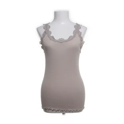 Tanktop (Beige) van Rosemunde Katoen, Zijde