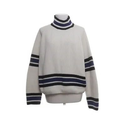 Turtleneck (White, Multicolored) from Jake's Acrylic, Cotton