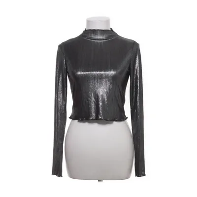 Crop top (Grijs) van Monki Elastaan, Polyester