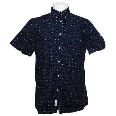 Korte mouwen shirt (Blauw, Wit) van Tailored Originals Katoen