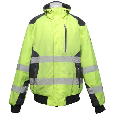 Refleksjakke (Gul, Sort) fra Bluewear Polyester