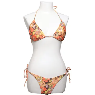 Bikini (Bruin, Geel, Oranje) van Nelly Elastaan, Gerecycled polyester