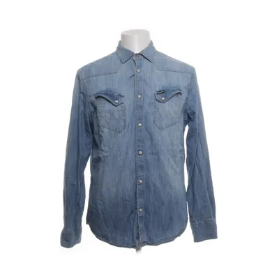 Denim blouse (Blauw) van Wrangler Katoen
