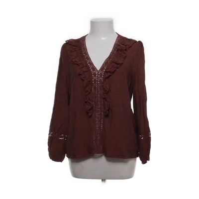 Blouse (Rouge) de Zara Coton, Viscose