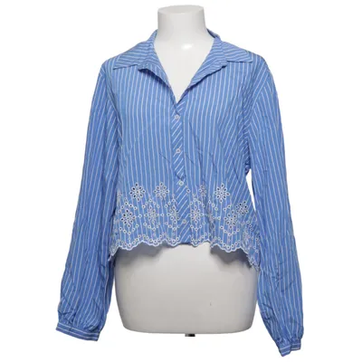 Shirt (Blauw, Wit) van Zara Polyester
