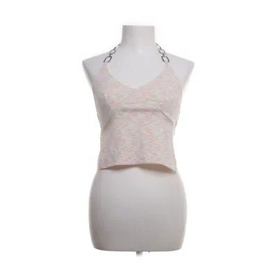 Crop top (White, Multicolored) from Kollyy Cotton, Elastane