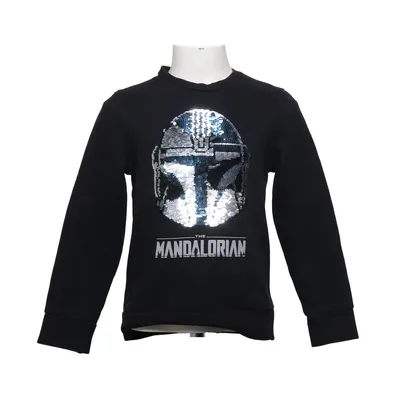 Collegetröja (Svart, Silverfärgad) från Star Wars Bomull, Polyester