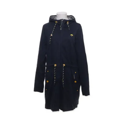 Parka (Bleu) de Schmuddelwedda Polyester, Polyuréthane, Viscose