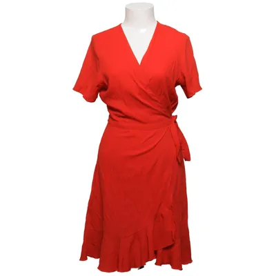 Wrap dress (Red) from Stig P Polyester, Viscose