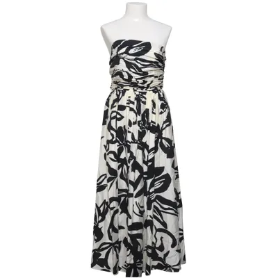 Kjole (Hvid, Flerfarvet) fra H&M Trend Viscose, Polyester, Bomuld