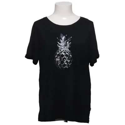 T-shirt (Sort) fra Pernilla Wahlgren Modal, Polyester