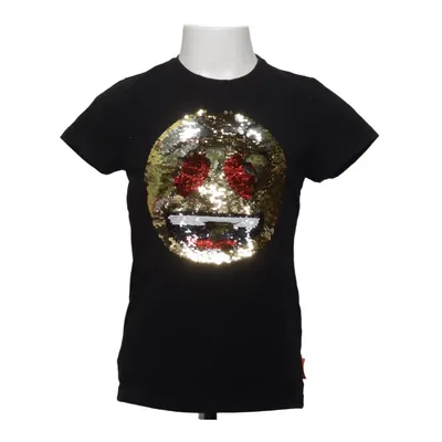 T-shirt (Black) from Emoji Cotton, Elastane