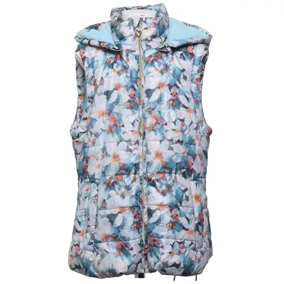 Outer vest (Blue, White, Multicolored) from Wonderland Polyester
