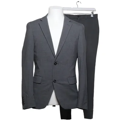 Kostym (Grå) från Lindbergh White Elastan, Återvunnen polyester, Viskos