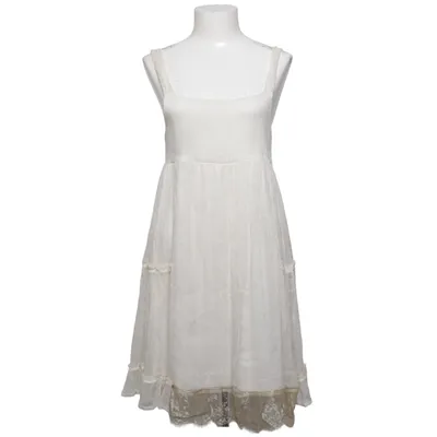 Kleid (Weiß) von Twin Set Simona Barbieri Elasthan, Seide, Viskose