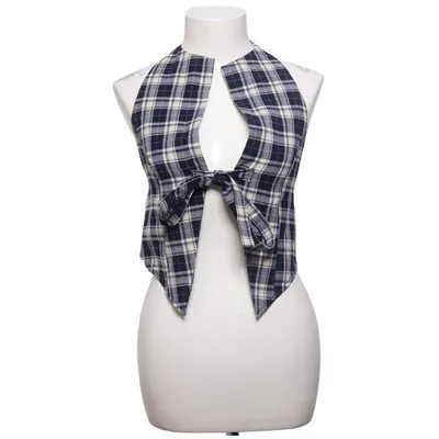 Haut dos-nu (Bleu, Blanc) de Lioness Élasthane, Polyester, Viscose
