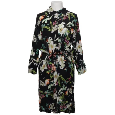Skjortekjole (Sort, Flerfarvet) fra Queen's Fashion Collection Viscose