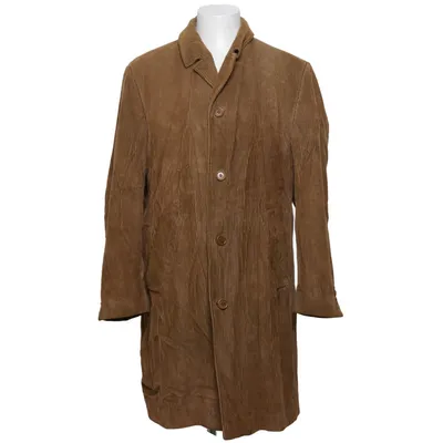 Jas (Bruin) van Theo Wormland Katoen, Polyester