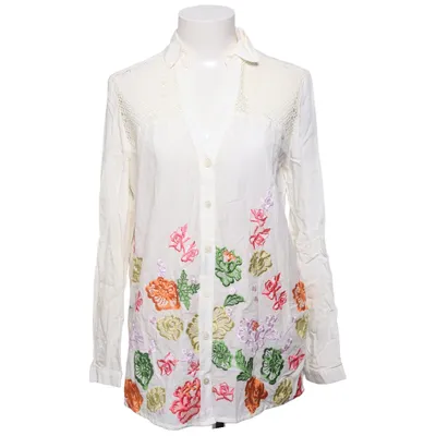 Skjorte (Hvid, Flerfarvet) fra Rinascimento Bomuld, Polyester, Viscose