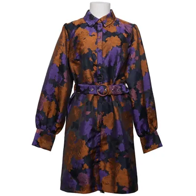 Skjortklänning (Lila, Brun, Svart) från YAS Polyester