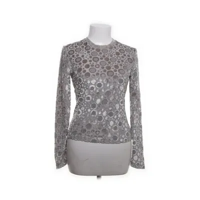 Sweatshirt (Gray) from Stine Goya Elastane, Metallic fiber, Polyester