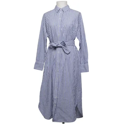 Robe chemise (Bleu, Blanc) de Mango Coton