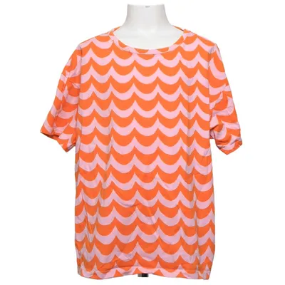 T-shirt (Orange, Rose) de Marimekko x Uniqlo Coton