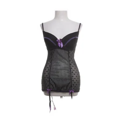 Bustier (Svart, Lila) från No Secret Elastan, Nylon, Polyester