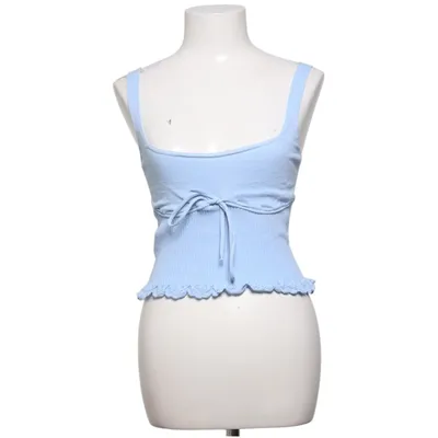 Crop top (Blå) från Mango Bomull, Polyester