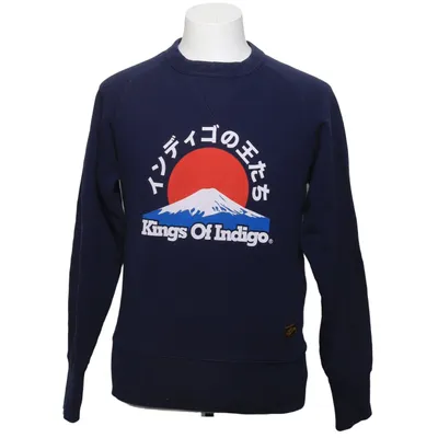 Sweatshirt (Blue) from Kings of Indigo Organic cotton